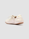 BALLET 102 - White Leather Low Top Sneakers - thumb image 4,side view
