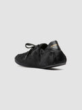 BALLET 102 - Black Leather Low Top Sneakers - thumb image 4,side view