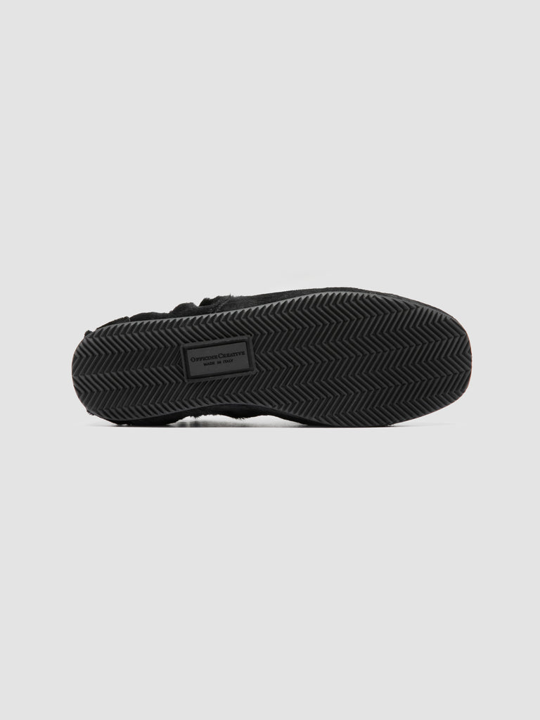 BALLET 102 - Black Leather Low Top Sneakers