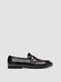 BLAIR DD 002_W - Brown Leather Penny Loafers - thumb image 1,side view