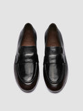 BLAIR DD 002_W - Brown Leather Penny Loafers - thumb image 2,side view