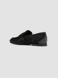 BLAIR DD 002_W - Black Suede Penny Loafers - thumb image 4,side view