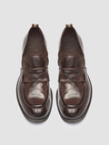 CALIXTE 020 - Burgundy Burgundy Leather Loafers - thumb image 2,side view