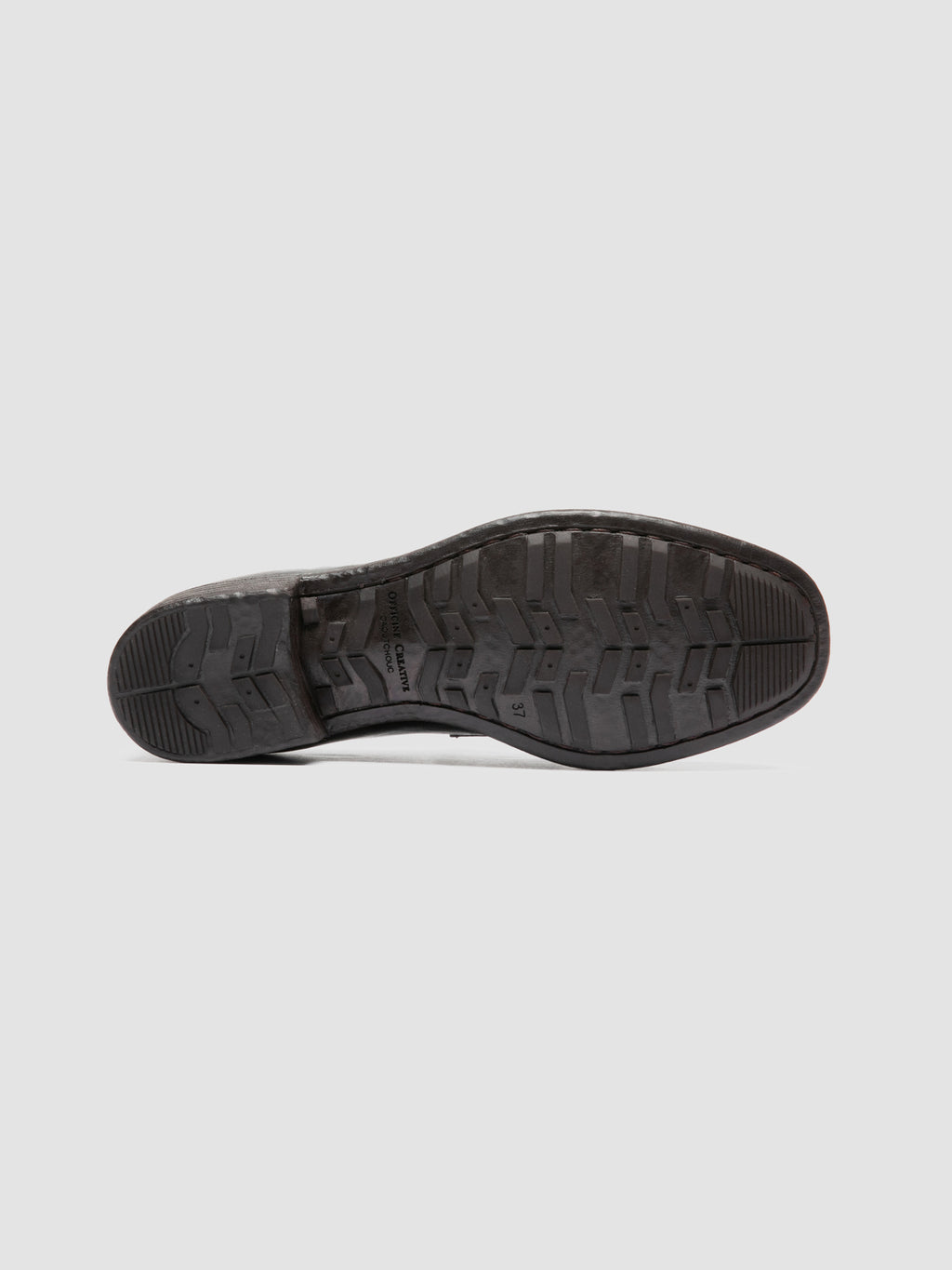 CALIXTE 085 - Brown Leather Penny Loafers - image 5,side view