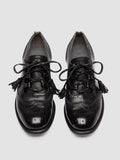 CALIXTE 087 - Black Leather Oxford Shoes - thumb image 2,side view