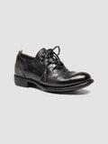 CALIXTE 087 - Black Leather Oxford Shoes - thumb image 3,side view