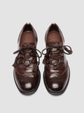 CALIXTE 087 - Burgundy Leather Oxford Shoes - thumb image 2,side view