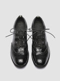 KALLIOPI 006 - Black Leather Oxford Shoes - thumb image 2,side view