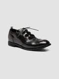 KALLIOPI 006 - Black Leather Oxford Shoes - thumb image 3,side view