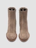 DENNER 127 - Taupe Suede Zipped Boots - thumb image 2,side view