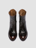 DENNER 129 - Brown Leather Zipped Boots - thumb image 2,side view