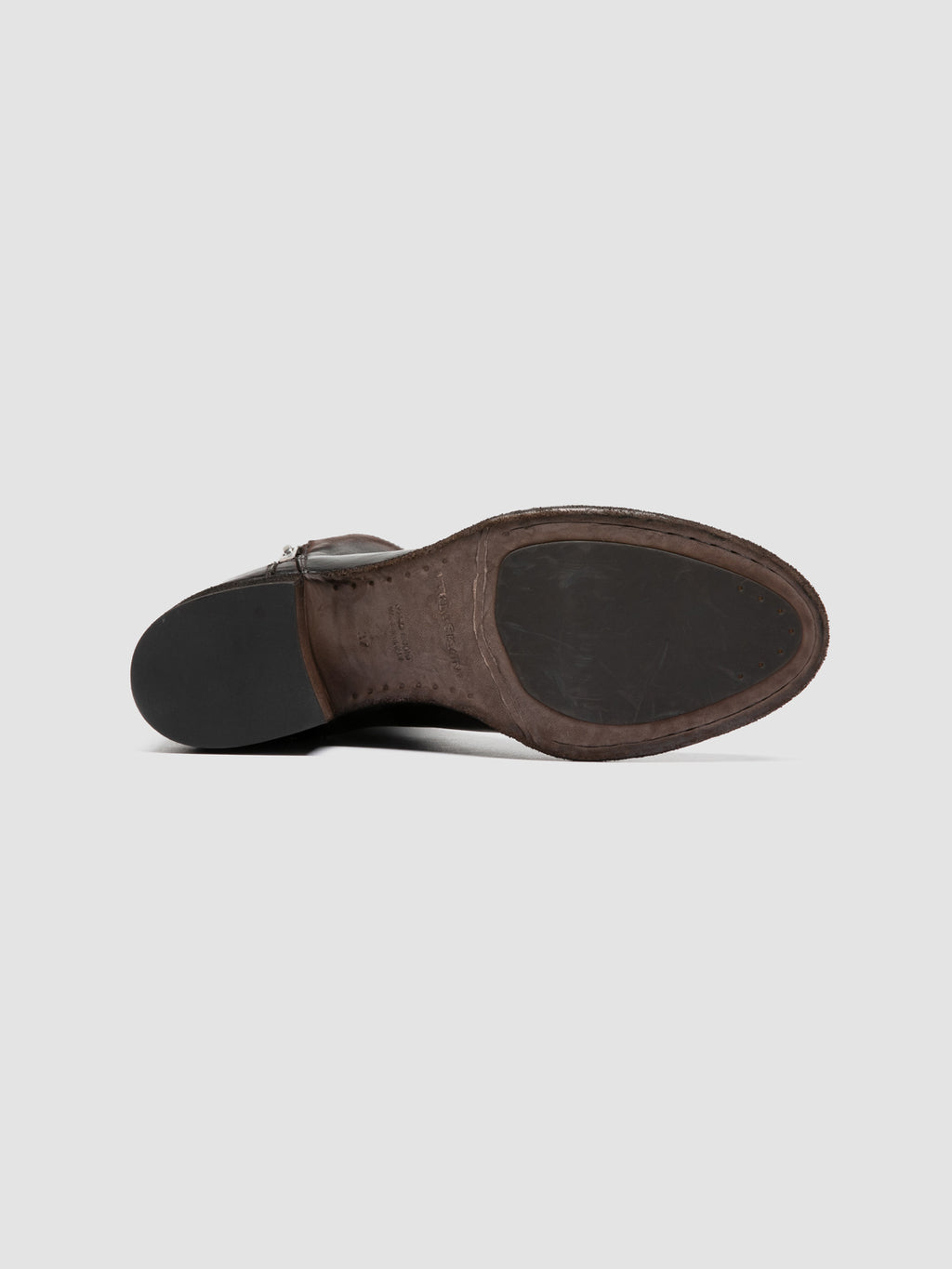 DENNER 129 - Brown Leather Zipped Boots - image 5,side view