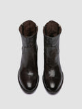 DENNER 129 - Grey Leather Zipped Boots - thumb image 2,side view