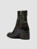 DENNER 129 - Grey Leather Zipped Boots - thumb image 4,side view