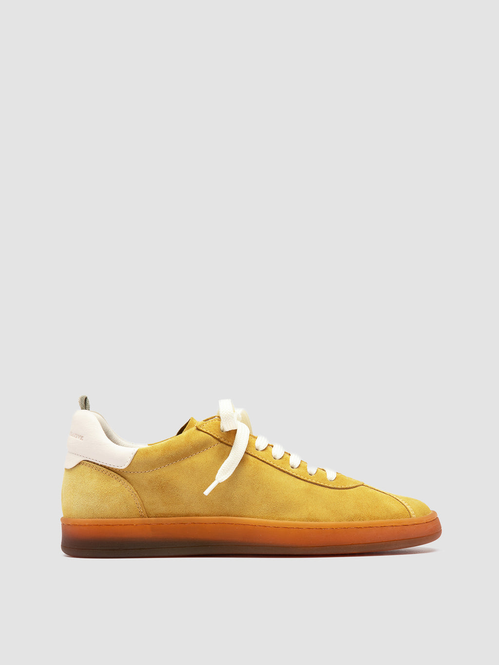 DESTINY 101 - Yellow Leather and Suede Sneakers - image 1,side view
