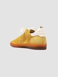 DESTINY 101 - Yellow Leather and Suede Sneakers - thumb image 4,side view