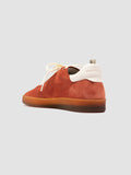 DESTINY 101 - Red Leather and Suede Sneakers - thumb image 4,side view