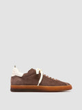 DESTINY 101 - Brown Leather and Suede Sneakers - thumb image 1,side view
