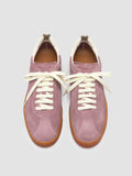 DESTINY 101 - Rose Leather and Suede Sneakers - thumb image 2,side view