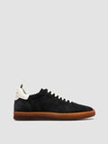 GINNASIO 103 - Blue Leather and Suede Sneakers - thumb image 1,side view