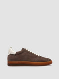 GINNASIO 103 - Brown Leather and Suede Sneakers - thumb image 1,side view