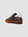 GINNASIO 103 - Brown Leather and Suede Sneakers - thumb image 4,side view