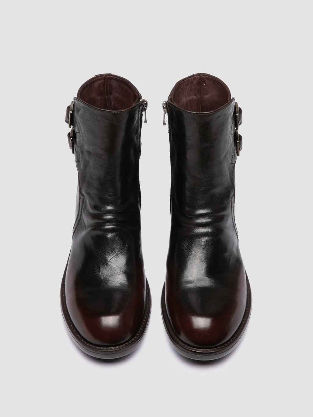 DIARY 114 - Brown Leather Zip Boots - image OCDDIAR114IGN41M580360 - 2