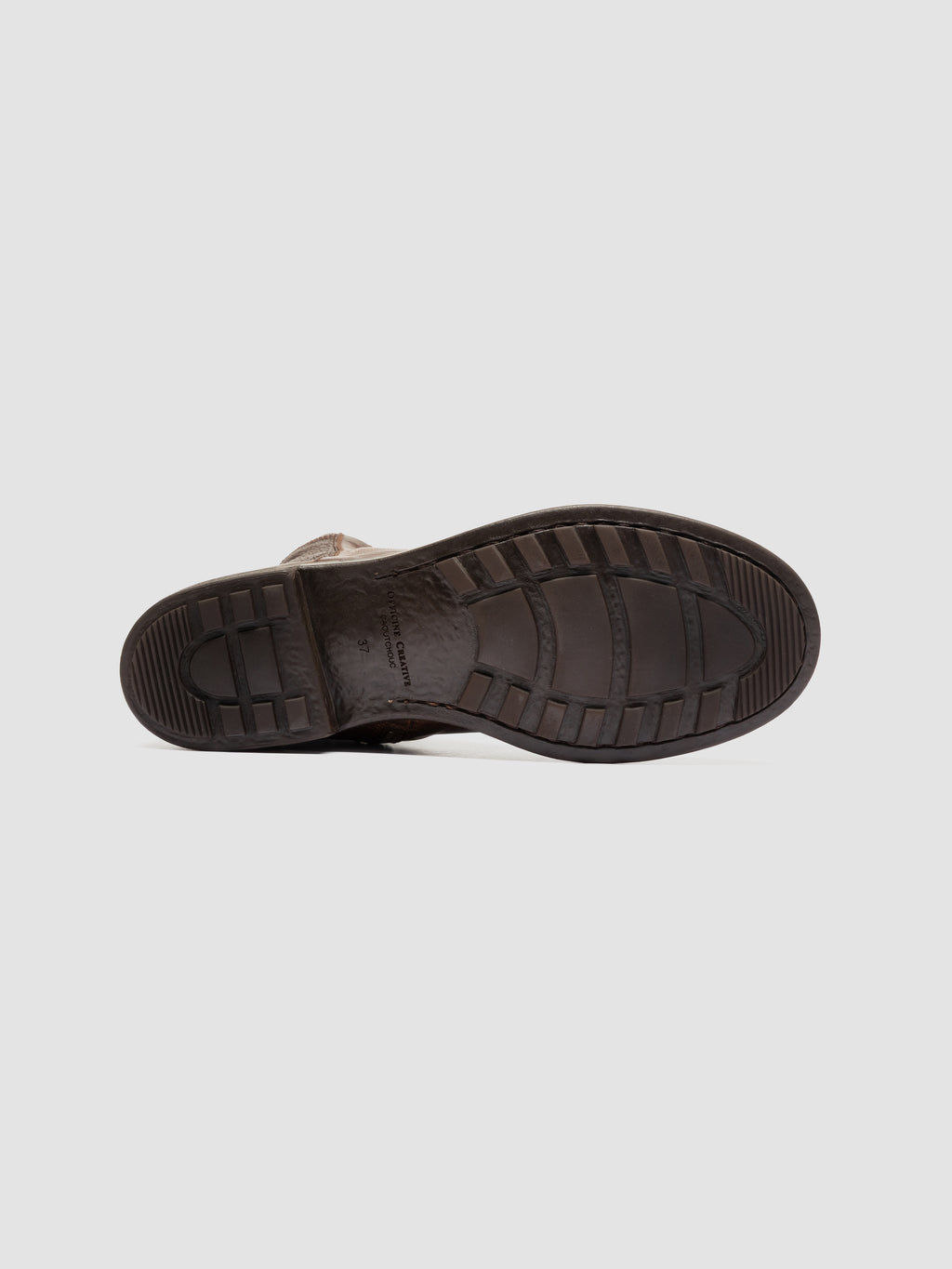 DIARY 115 - Brown Stretch Leather Zip Boots - image 5,side view