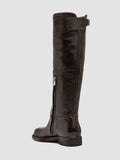 EPHYMERAL 002 - Brown Leather Zipped Boots - thumb image 4,side view