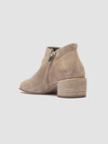 HADRY 005 - Beige Suede Zipped Boots - thumb image 4,side view