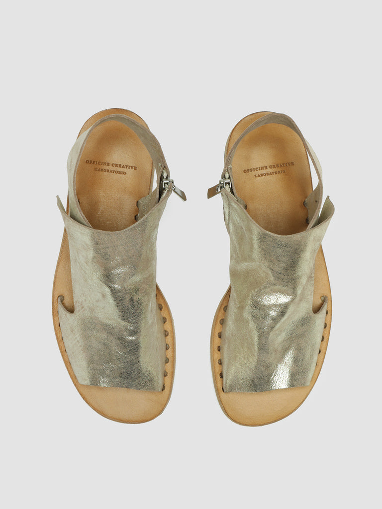 ITACA 033 - Gold Leather Sandals