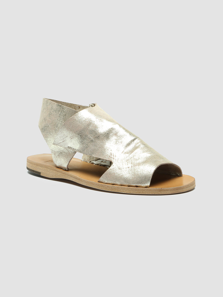 ITACA 033 - Gold Leather Sandals