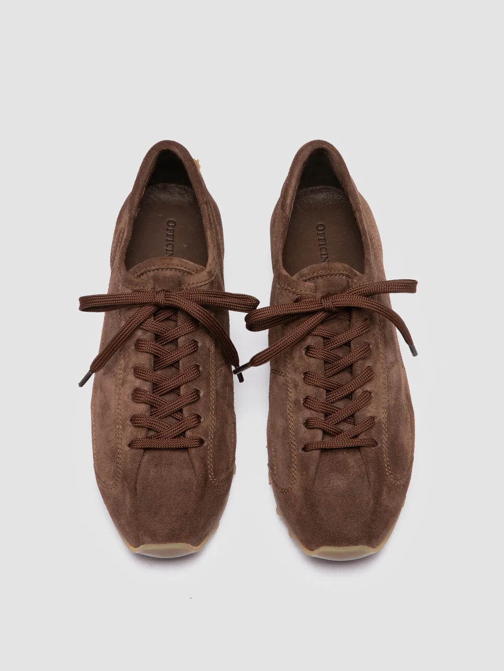 JARRED 101 - Brown Suede Low-Top Sneakers - image 2,side view