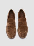 KALLIOPI 002 - Brown Suede Penny Loafers - thumb image 2,side view