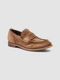 KALLIOPI 002 - Brown Suede Penny Loafers - thumb image 3,side view