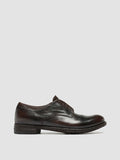 LEXIKON 012 Caffè/Moro - Brown Leather Derby Shoes Women Officine Creative - 1