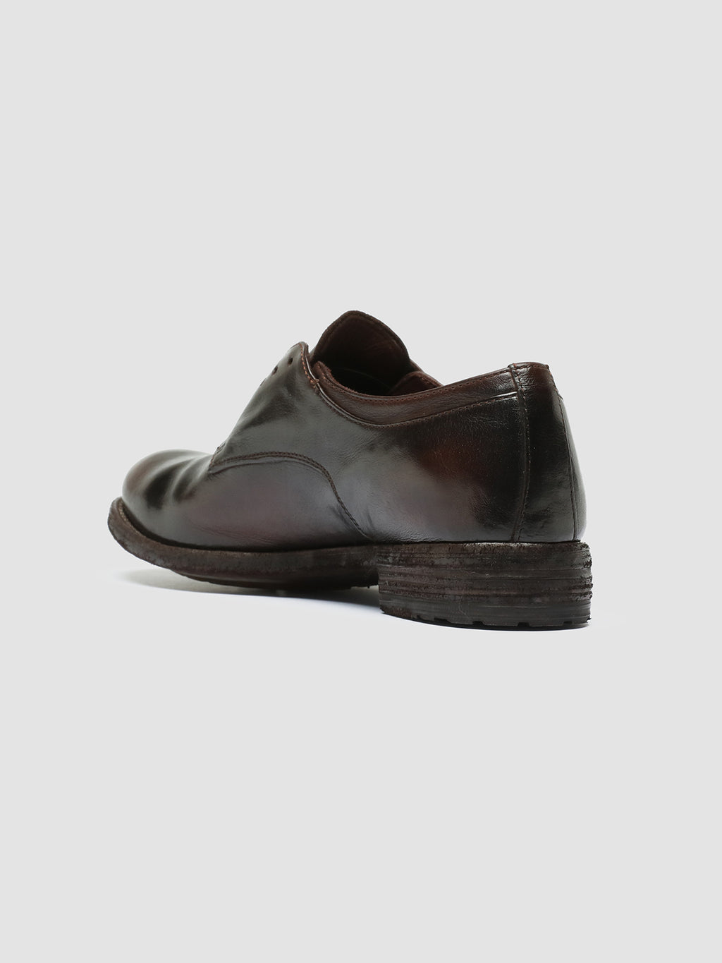 LEXIKON 012 Caffè/Moro - Brown Leather Derby Shoes Women Officine Creative - 4