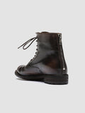 LEXIKON 123 - Brown Zipped Leather Ankle Boots - thumb image 4,side view