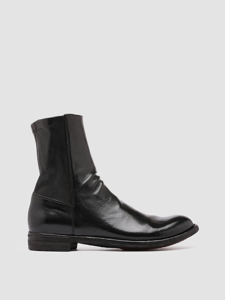 LEXIKON 135 - Black Leather Booties