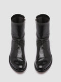 LEXIKON 135 - Black Leather Booties - thumb image 2,side view