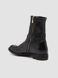 LEXIKON 135 - Black Leather Booties - thumb image 4,side view