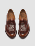 LEXIKON 140 - Burgundy Leather Penny Loafers - thumb image 2,side view