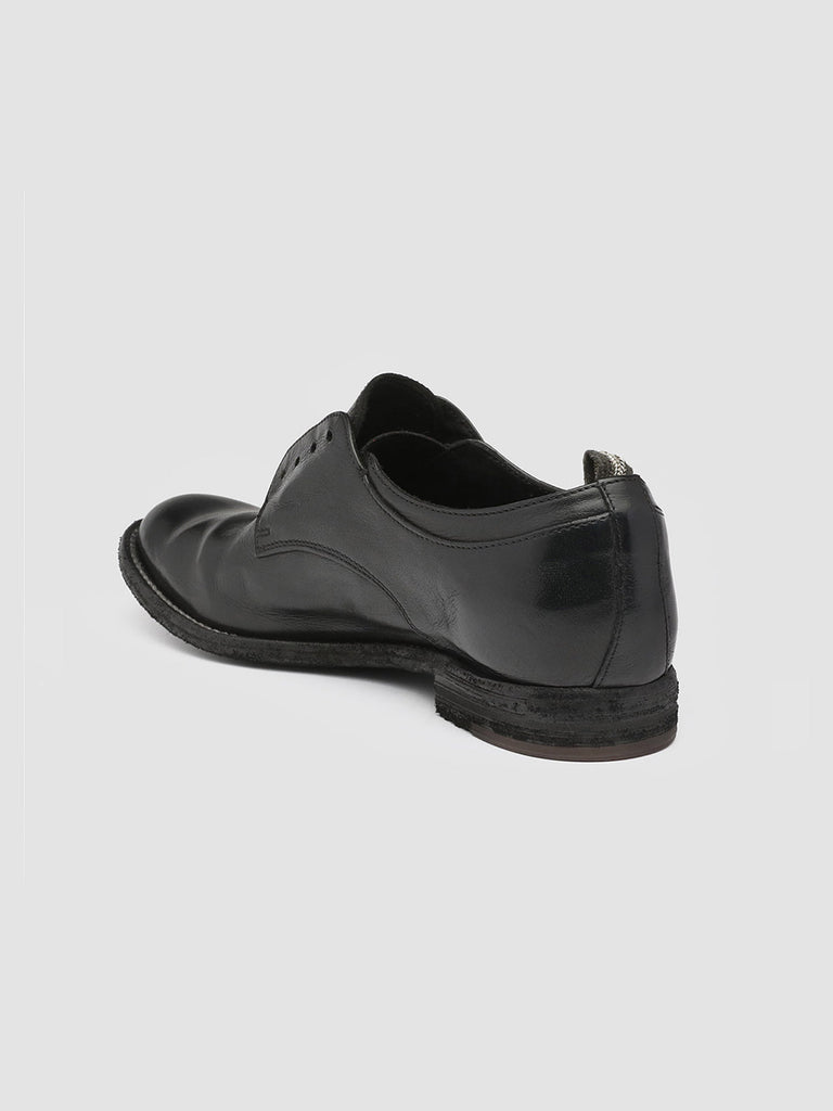 LEXIKON 501 Nero - Black Leather Derby Shoes Women Officine Creative - 4