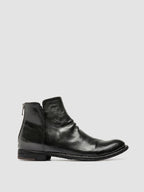 LEXIKON 555 - Black Leather Zipped Boots