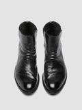 LEXIKON 555 - Black Leather Zipped Boots - thumb image 2,side view