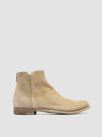 LEXIKON 555 - Light Brown Suede Zipped Boots