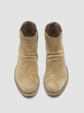 LEXIKON 555 - Beige Suede Zipped Boots - thumb image 2,side view