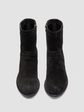 LISON 041 - Black Suede Ankle Boots - thumb image 2,side view