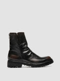 LORAINE 032 - Brown Leather Zip Boots - thumb image 1,side view