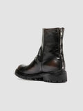 LORAINE 032 - Brown Leather Zip Boots - thumb image 4,side view